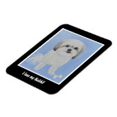 Malshi Dog Flexible Photo Magnet Magneet (Linkerzijde)
