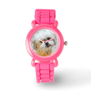 Malshi Dog Pink Horloge