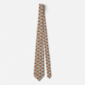 Malshi Dog Tiled Necktie Stropdas (Voorkant)