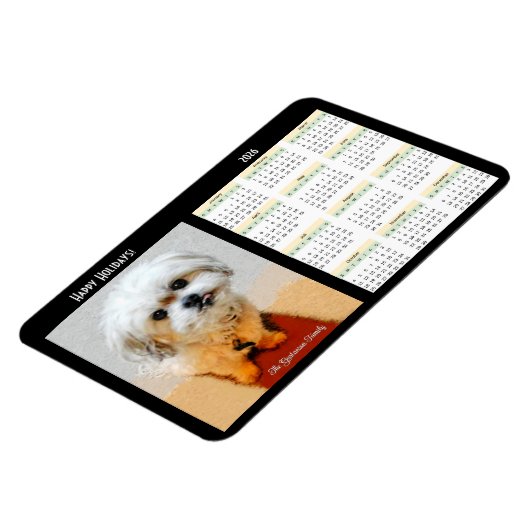 Malshi Flexibele 2026 Kalender Magneet (Linkerzijde)