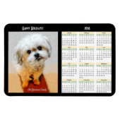 Malshi Flexibele 2026 Kalender Magneet (Horizontaal)