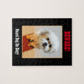 Malshi Funny Guard Dog Jigzaag Puzzle Legpuzzel (Horizontaal)