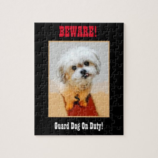 Malshi Grappige Waakhond Legpuzzel (Verticaal)