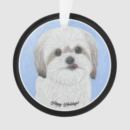 Malshi Hond Acryl Cirkel Ornament