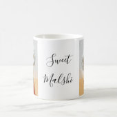 Malshi-hond met tekst koffiemok (Center)