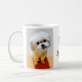 Malshi-hond met tekst koffiemok (Links)