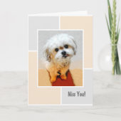 Malshi Hond Mis Je Vouwkaart Kaart (Voorkant)