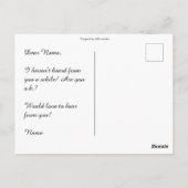 Malshi-hond Wonder Ansichtkaart Briefkaart (Achterkant)