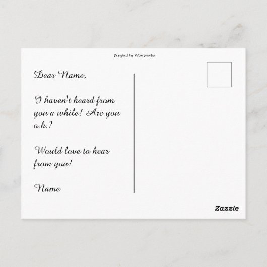 Malshi-hond Wonder Ansichtkaart Briefkaart (Achterkant)