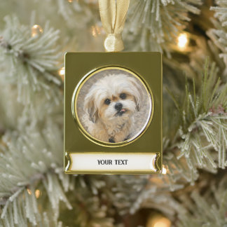 Malshi Kerstbanner Ornament Verguld Banner Ornament