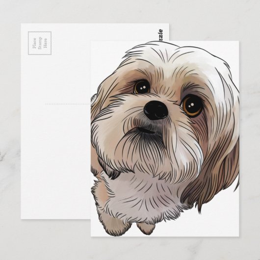 Malshi Mal-shi Briefkaart (Voorkant / Achterkant)