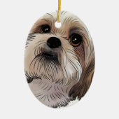 Malshi Mal-shi Keramisch Ornament (Voorkant)