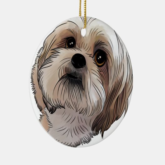 Malshi Mal-shi Keramisch Ornament (Rechts)