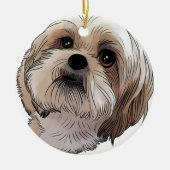 Malshi Mal-shi Keramisch Ornament (Voorkant)