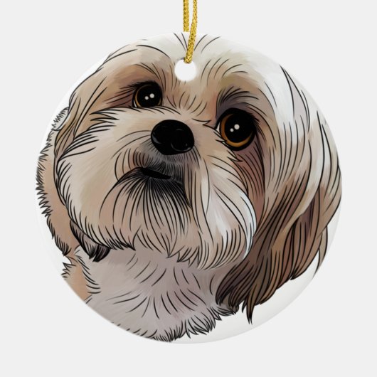 Malshi Mal-shi Keramisch Ornament (Voorkant)