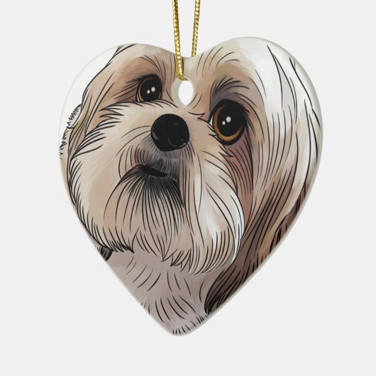 Malshi Mal-shi Keramisch Ornament (Links)