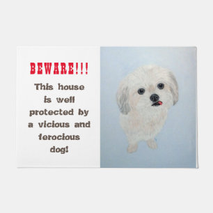 Malshi, Maltese, Shih Tzu, Grappige Waakhond Deurmat