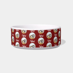 Malshi Maroon Dog Bowl Voerbakje