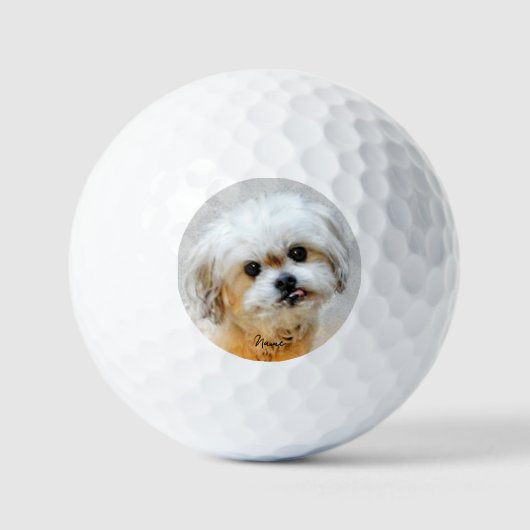 Malshi met tekstgolfballen golfballen (Voorkant)