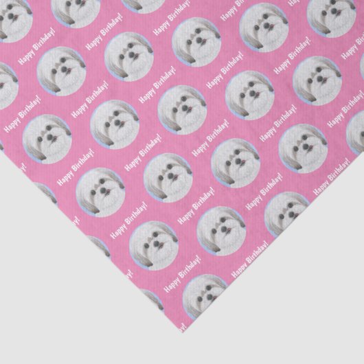 Malshi Pink Tissuepapier (Detail)