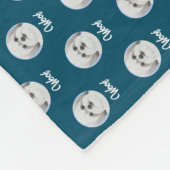 Malshi Turquoise Fleece Deken (Hoek)