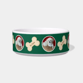 Malshi Voerbak voor huisdieren met botgroene kleur Voerbakje