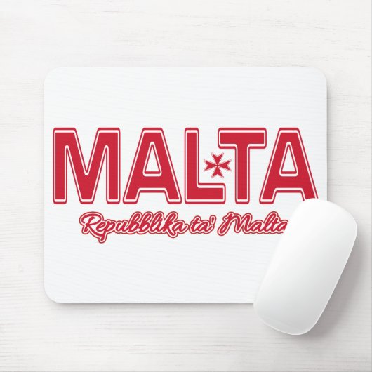 MALTA aangepaste mousepad Muismat (Met muis)