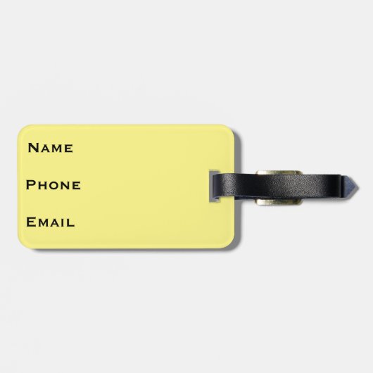 Malta-Bagagelabel Bagagelabel (Achterkant horizontaal)