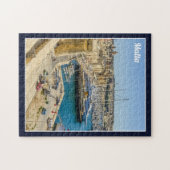 Malta Birgu Waterfront Vittoriosa Drie Steden Legpuzzel (Horizontaal)