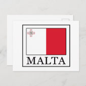 Malta Briefkaart (Voorkant / Achterkant)