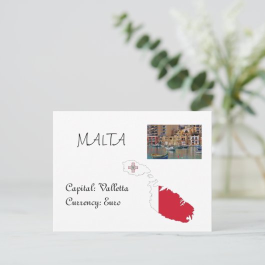 Malta Briefkaart (Staand voorkant)