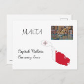 Malta Briefkaart (Voorkant / Achterkant)