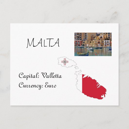 Malta Briefkaart (Voorkant)
