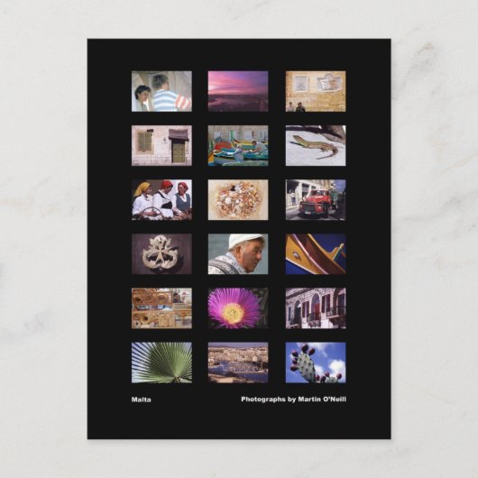 Malta briefkaart (Voorkant)