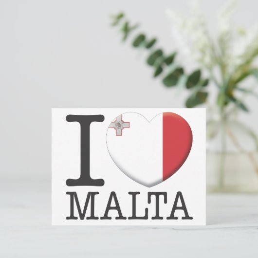 Malta Briefkaart (Staand voorkant)