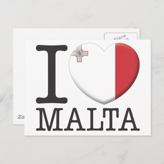 Malta Briefkaart (Voorkant / Achterkant)