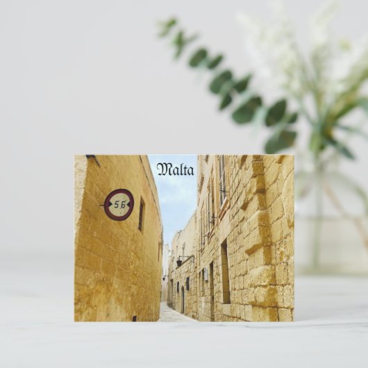 Malta Briefkaart (Staand voorkant)