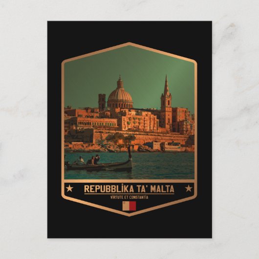 Malta Briefkaart (Voorkant)