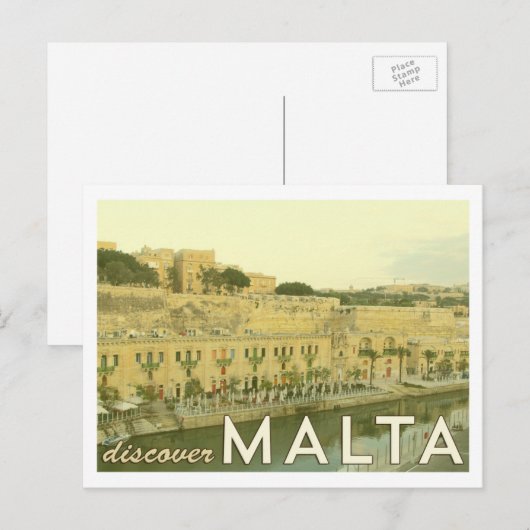  Malta Briefkaart (Voorkant / Achterkant)