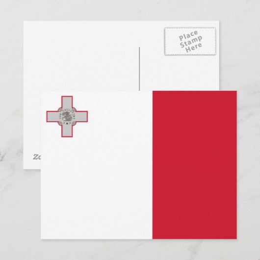Malta Briefkaart (Voorkant / Achterkant)