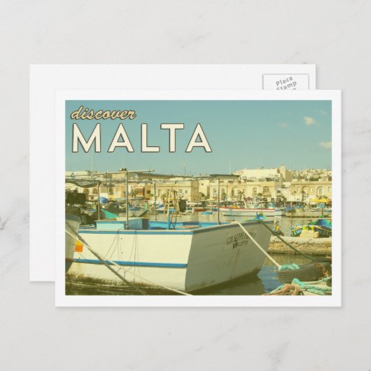  Malta Briefkaart (Voorkant / Achterkant)