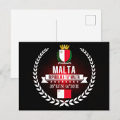 Malta Briefkaart (Voorkant / Achterkant)