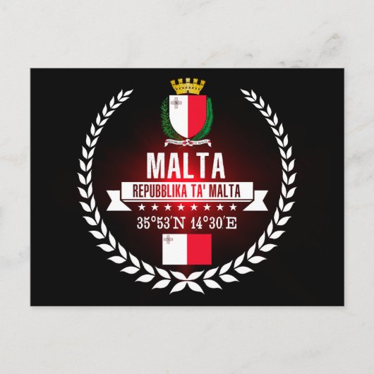 Malta Briefkaart (Voorkant)