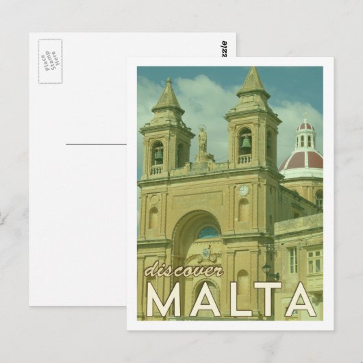  Malta Briefkaart (Voorkant / Achterkant)
