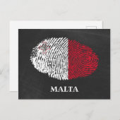 Malta Briefkaart (Voorkant / Achterkant)