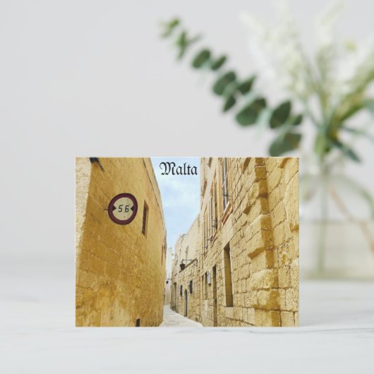 Malta Briefkaart (Staand voorkant)