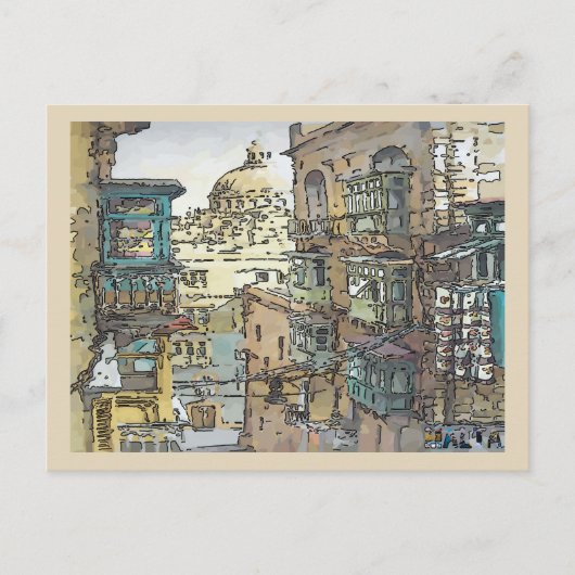 MALTA-Briefkaarten 1 Briefkaart (Voorkant)