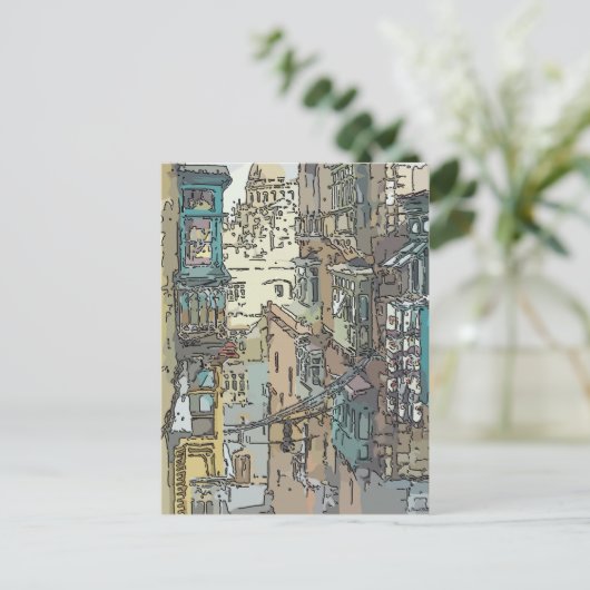 MALTA-Briefkaarten 4 Briefkaart (Staand voorkant)