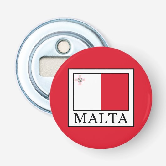 Malta Button Flesopener (Voorkant)