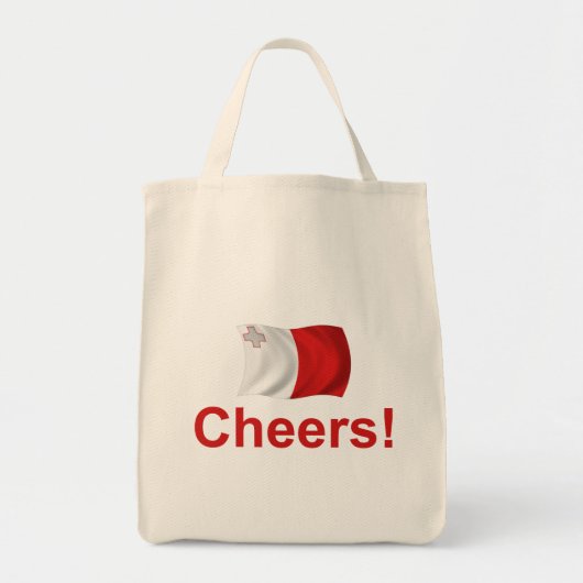 Malta Cheers. Tote Bag (Voorkant)